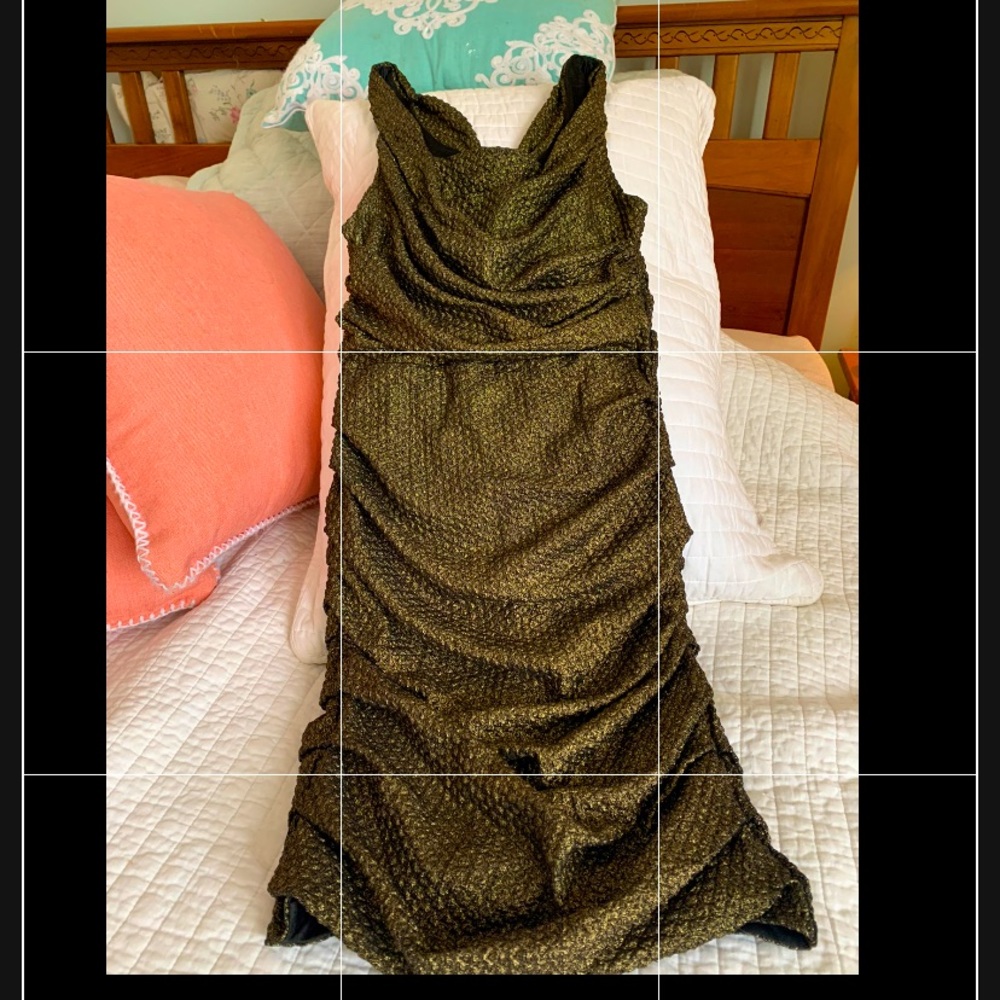 A sexy yet still flattering Express evening dress